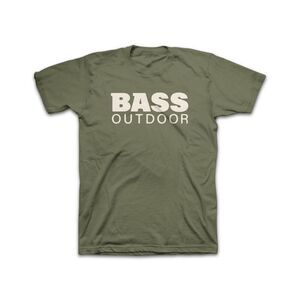 Bass Outdoor Men's Stacked T-shirt - Loden Green S
